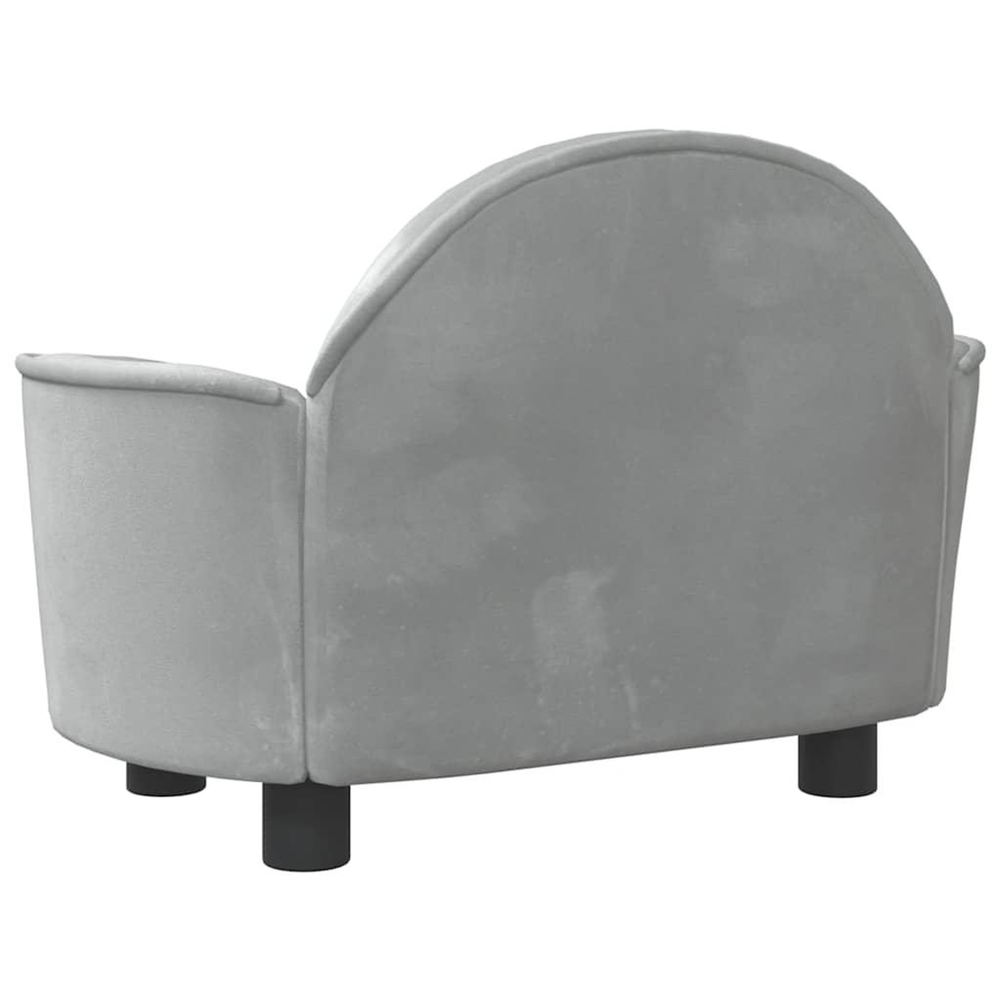 Voir la diapositive 5 : VIDAXL Lit pour chien gris clair 66x40x45 cm velours