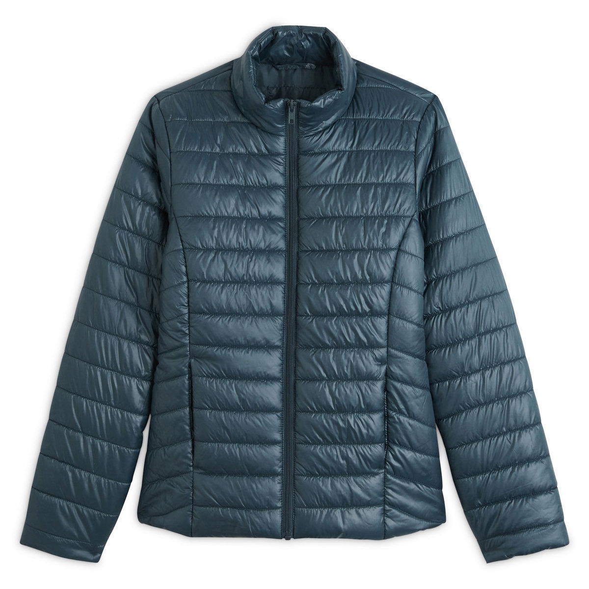 INEXTENSO Doudoune à col montant bleu canard femme 