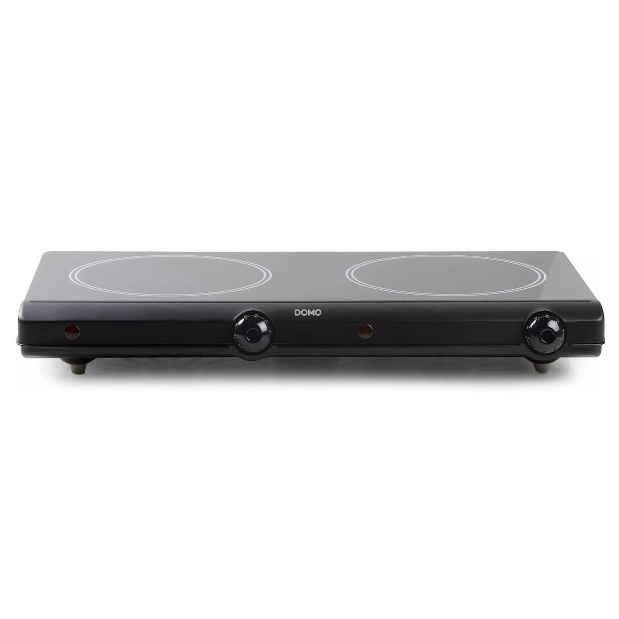 Voir la diapositive 4 : Domo Réchaud vitroceramique 2 feux 2500w - do339kp