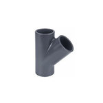 JARDIDECO Té égal PVC pression 45° Ø 63 mm - Fitt