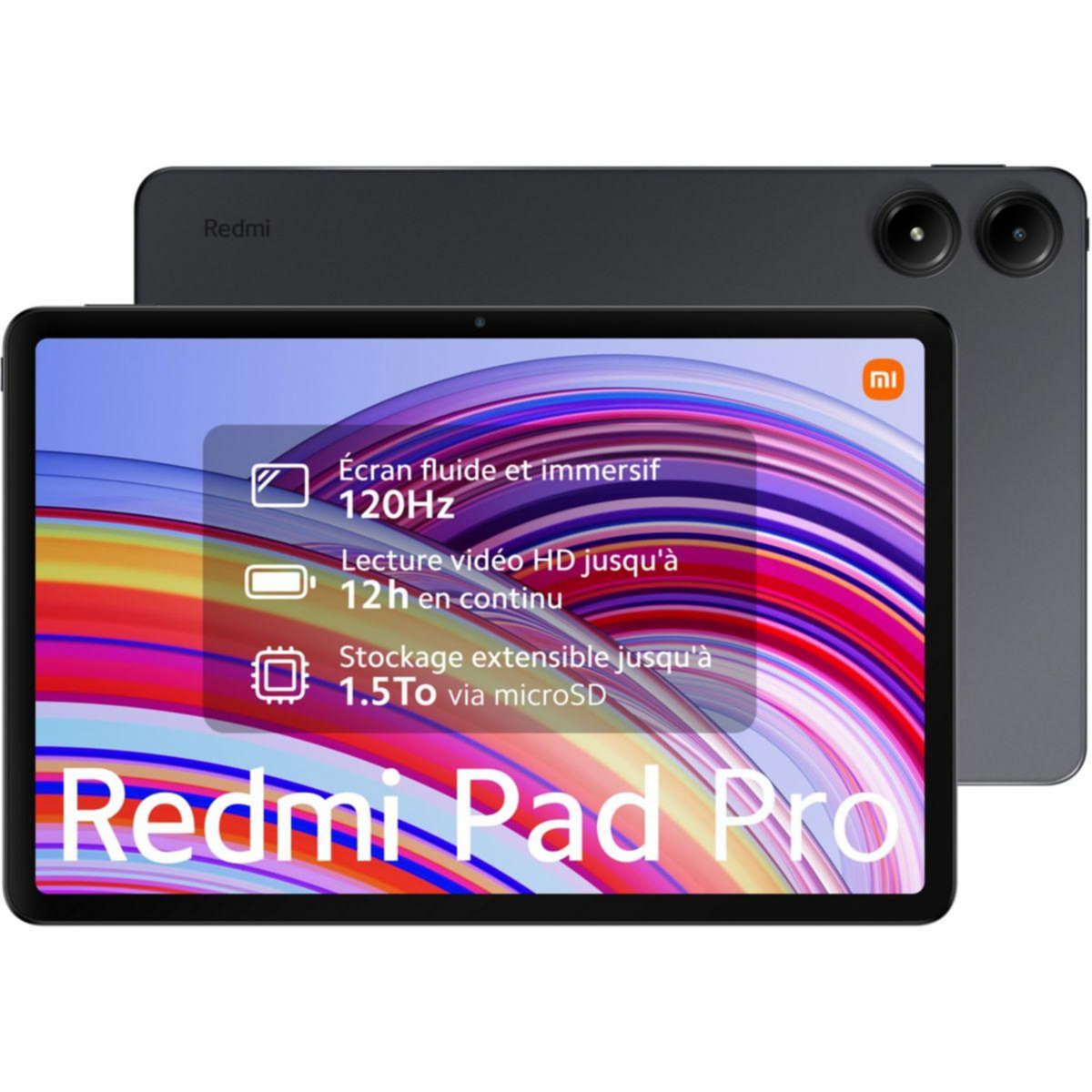 XIAOMI Tablette Android Pack Redmi Pad Pro 128Go+ Folio Black