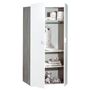 Voir la diapositive 2 : BABY PRICE Armoire chambre bébé 2 portes NEW LEAF