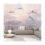 Paris Prix Papier Peint  Flying Swans. Coloris disponibles : Multicolore