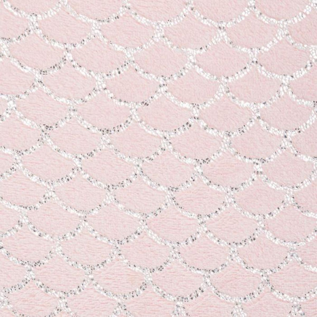 Paris Prix Plaid Flanelle Enfant  Sirène  65x130cm Rose