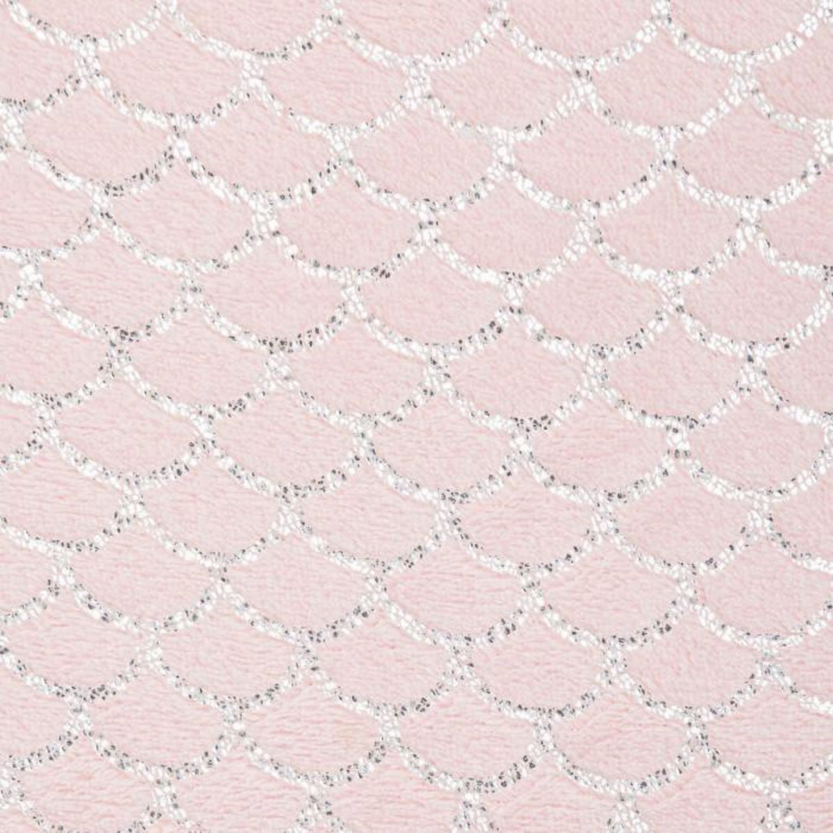 Paris Prix Plaid Flanelle Enfant  Sirène  65x130cm Rose