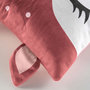 Voir la diapositive 3 : Paris Prix Coussin Déco Enfant en Velours  Bichette  40x40cm Rose