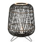 Voir la diapositive 2 : Paris Prix Lanterne Déco  Bambou sur Pied  57cm Noir