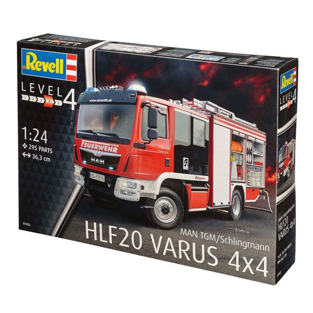 Revell Maquette camion de compiers SMAN TGM Schlingmann HLF 20 Varus 4X4