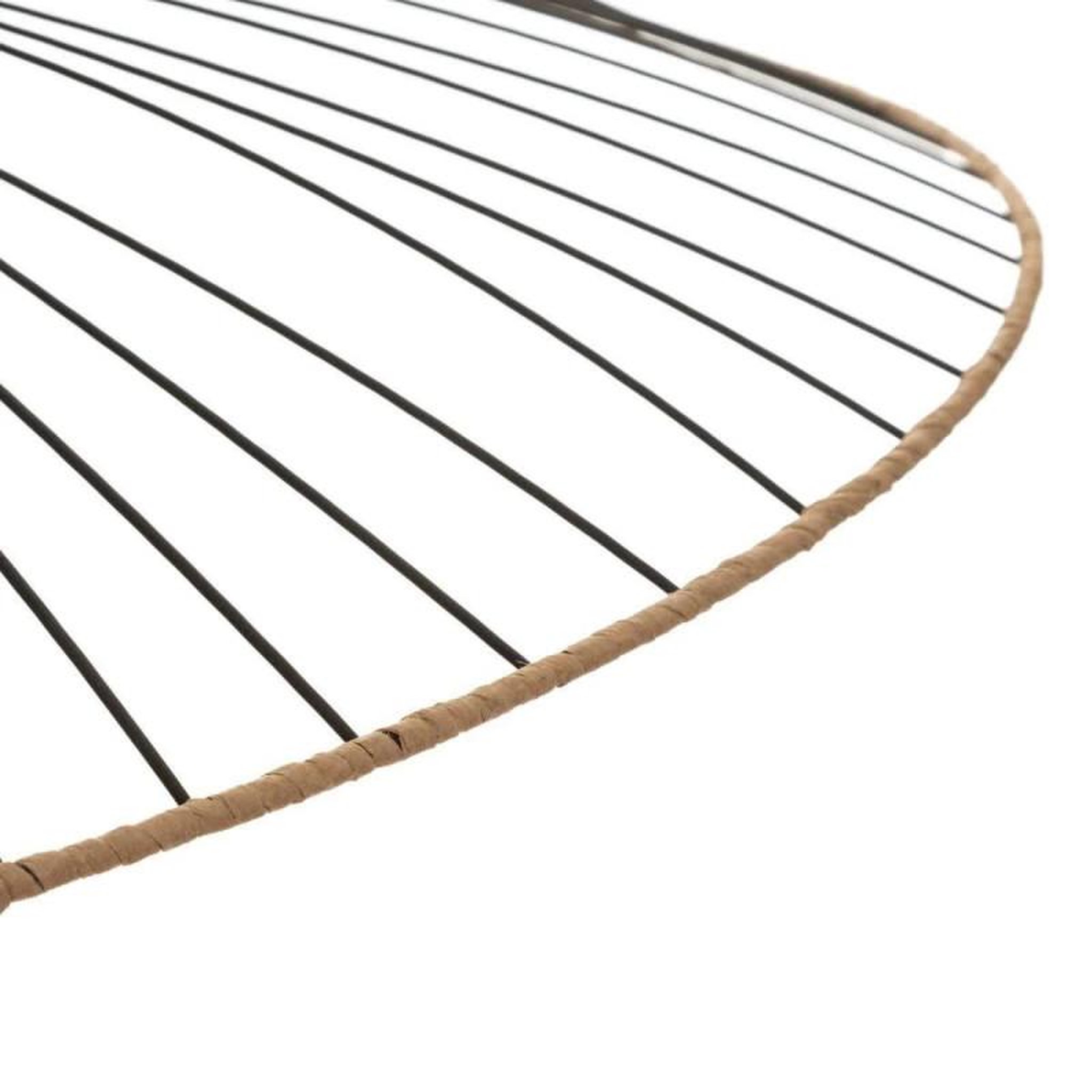 Voir la diapositive 3 : ATMOSPHERA Suspension filaire  alara  en métal noir diamètre 70 cm atmosphera - noir -