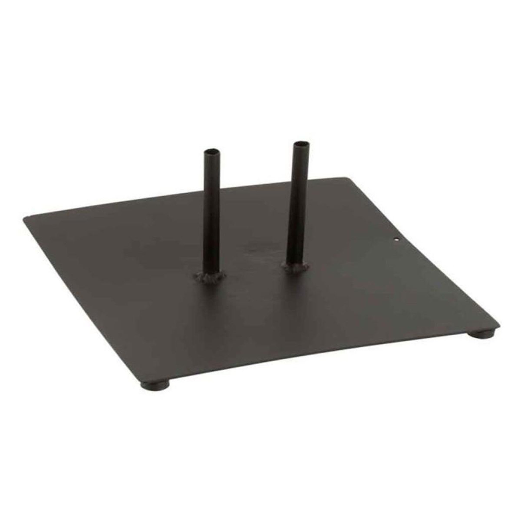 J-LINE Pied pour Parasol en Métal  Shiva II  30cm Noir