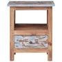 Voir la diapositive 4 : VIDAXL Table de chevet 41x30x50 cm bois d'acajou massif