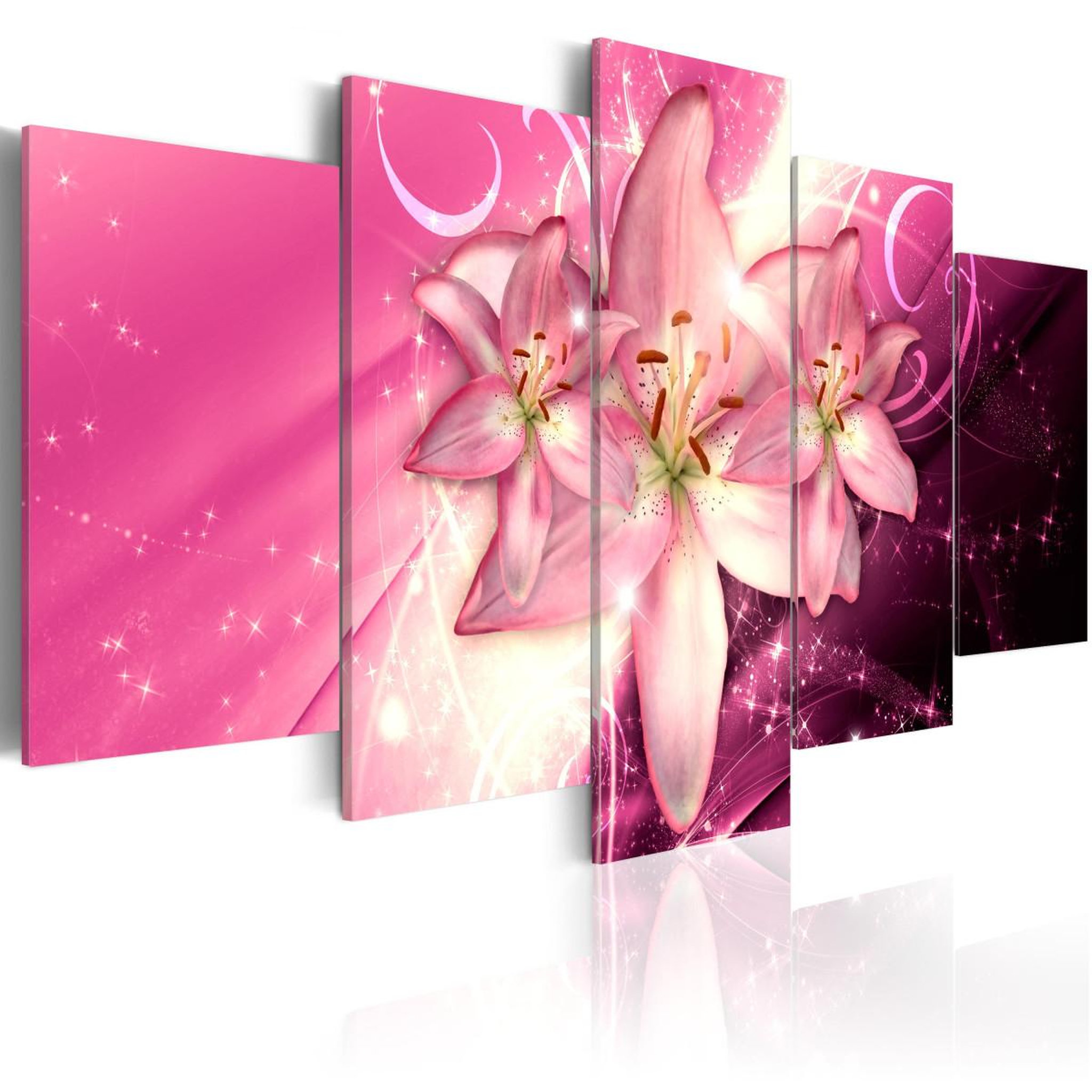 Paris Prix Tableau imprimé  pink heaven. Coloris disponibles : Multicolore