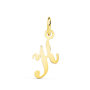 Voir la diapositive 1 : L'ATELIER D'AZUR Pendentif Lettre  K  Or 750 Jaune - Chaine Offerte