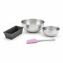 Voir la diapositive 1 : ZENKER Set de 4 ustensiles de pâtisserie moule à gâteaux 2 bols et spatule Spécial mini Spécial mini Zenker  Spécial mini