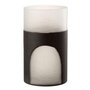 Paris Prix Vase Design  Circulo  30cm Noir & Transparent