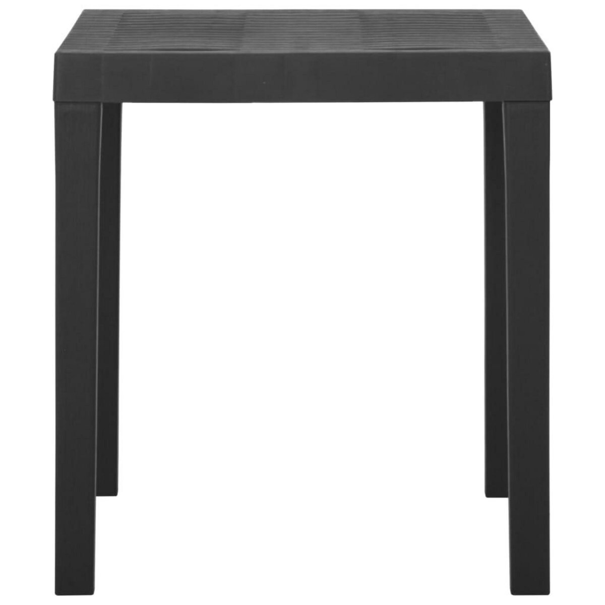 VIDAXL Table de jardin Gris 79x65x72 cm Plastique
