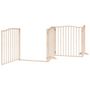 Voir la diapositive 4 : VIDAXL Barriere pour chien porte pliable 12 panneaux bois de peuplier