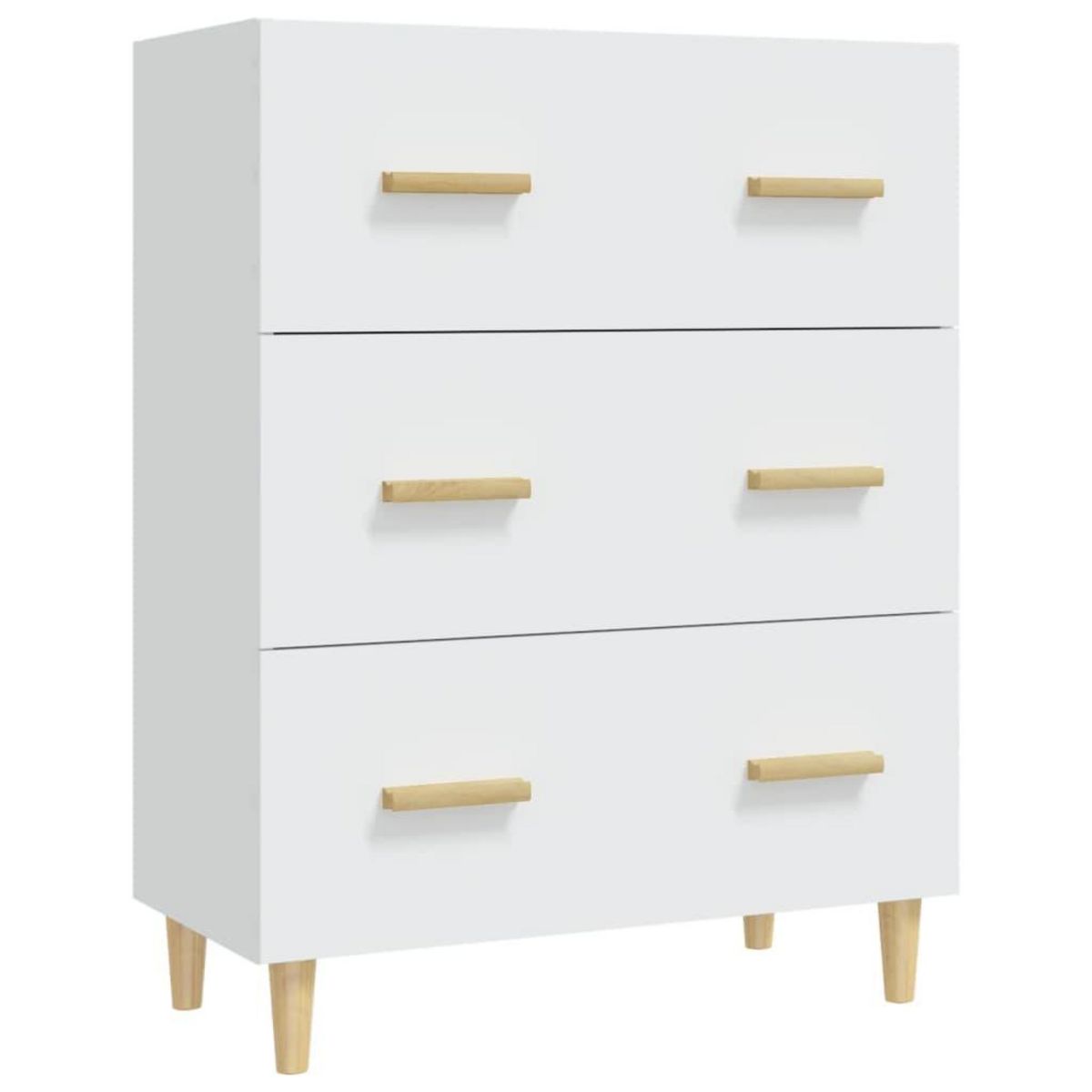 VIDAXL Buffet Blanc 70x34x90 cm Bois d'ingenierie