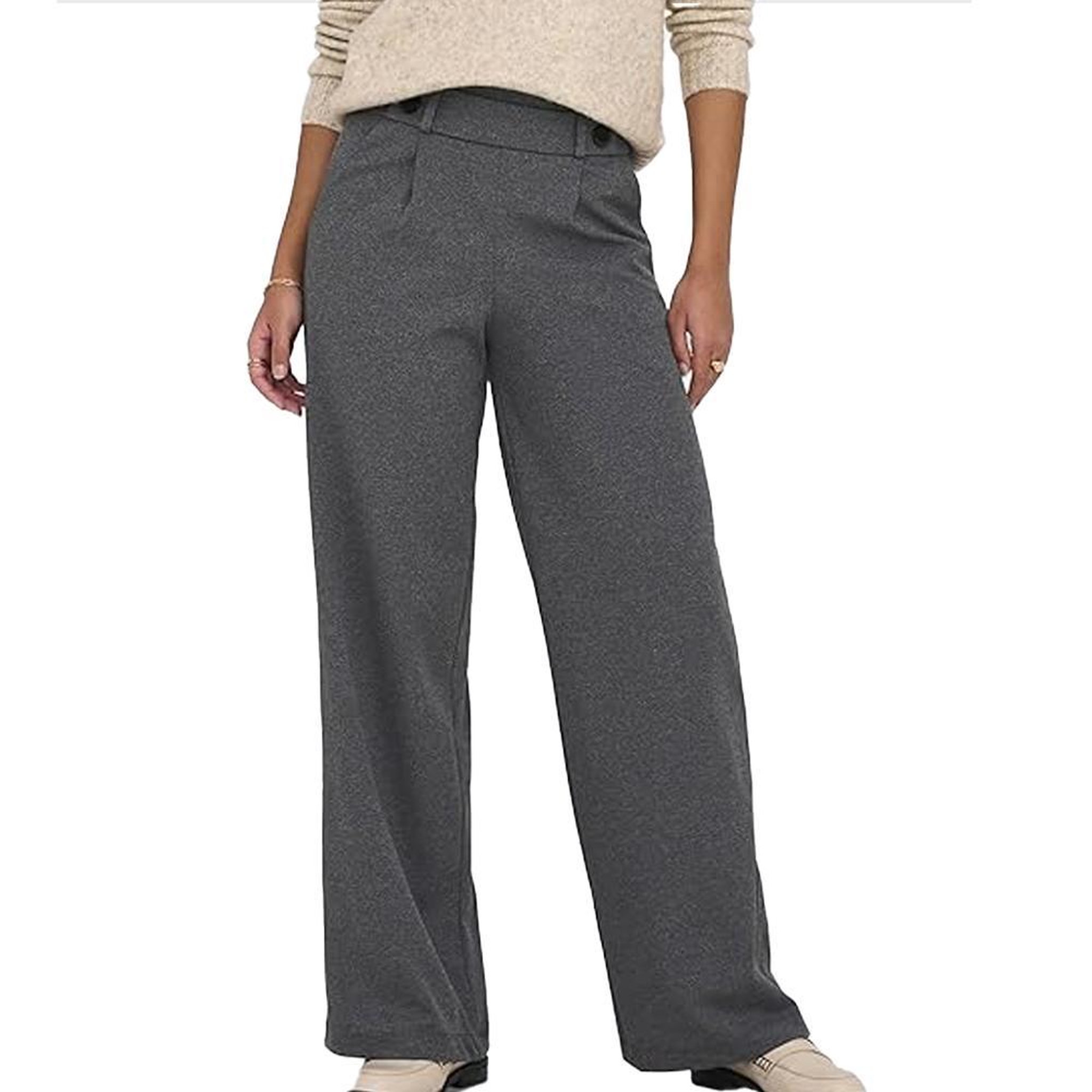 JACQUELINE DE YONG Pantalon gris femme jdy geggo. Coloris disponibles : Gris