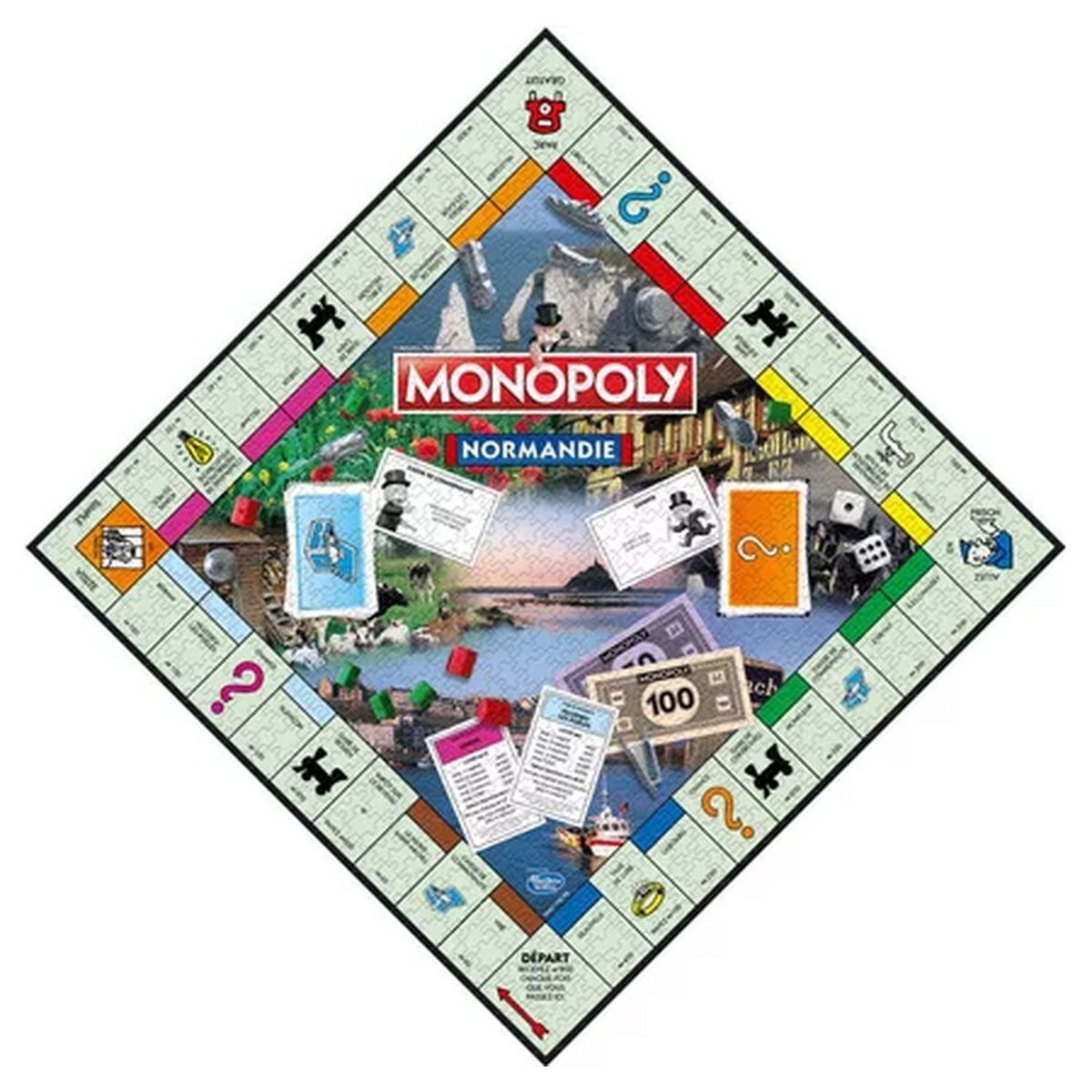  WINNING MOVES Puzzle 1000 pièces Monopoly Normandie