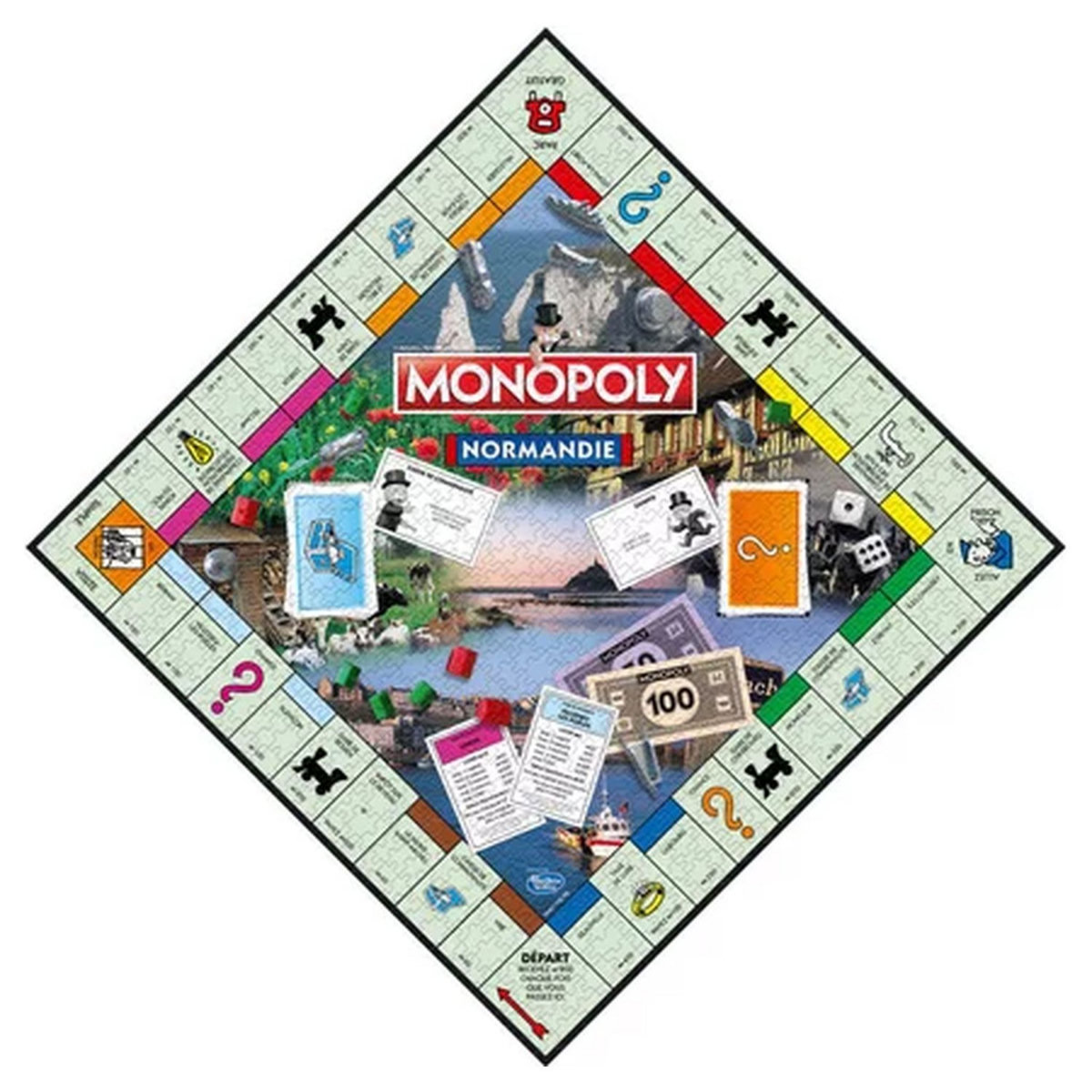  WINNING MOVES Puzzle 1000 pièces Monopoly Normandie