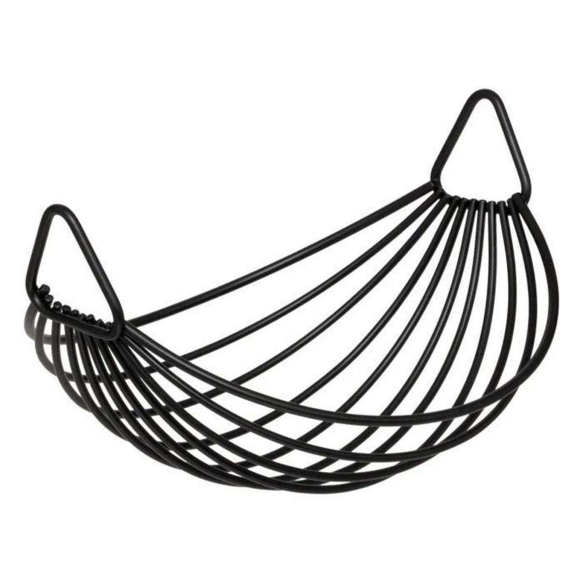 FIVE Corbeille à Fruits 2 Niveaux  Balancier  46cm Noir