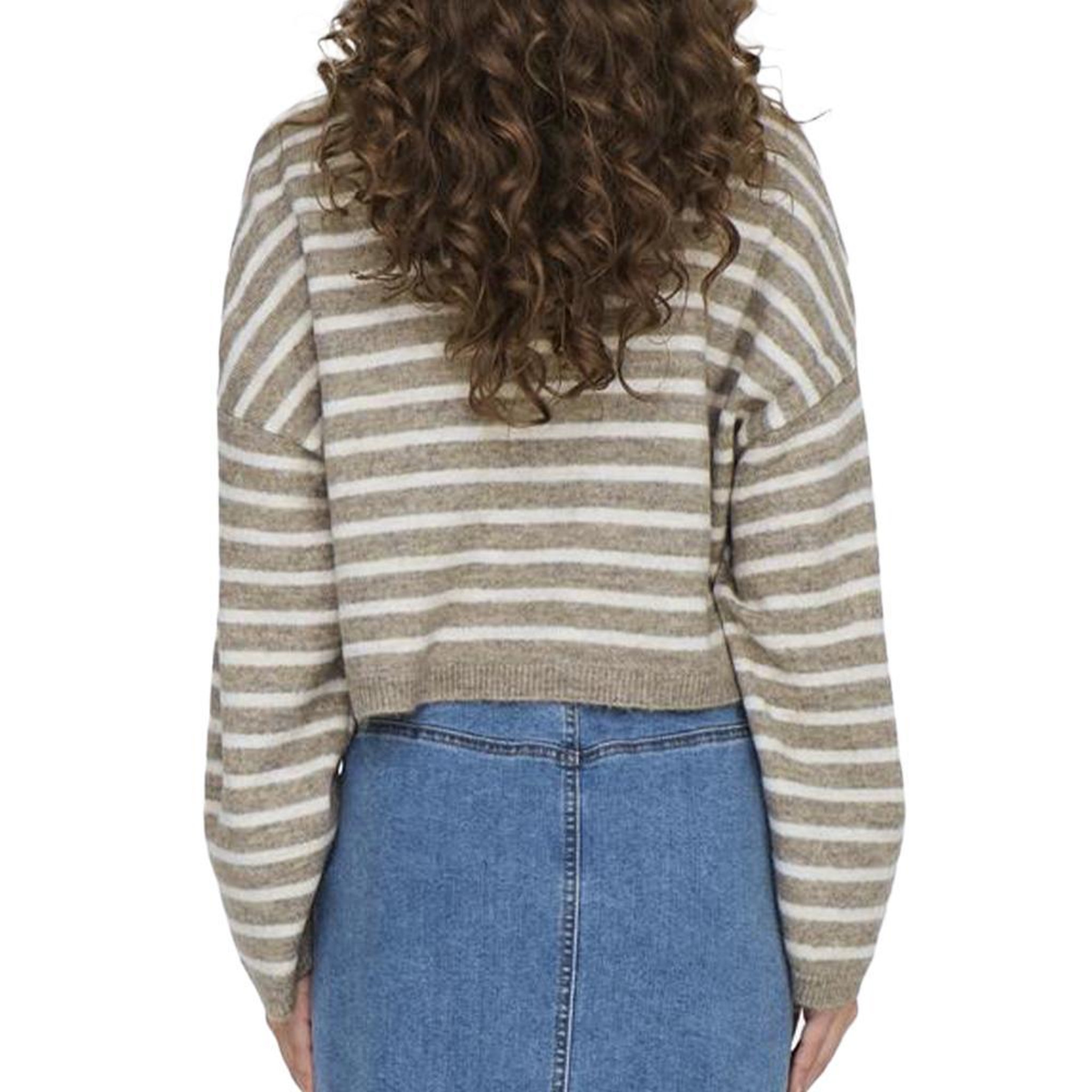 Voir la diapositive 2 : Only Pull Col roulé /Blanc Femme Only Talio