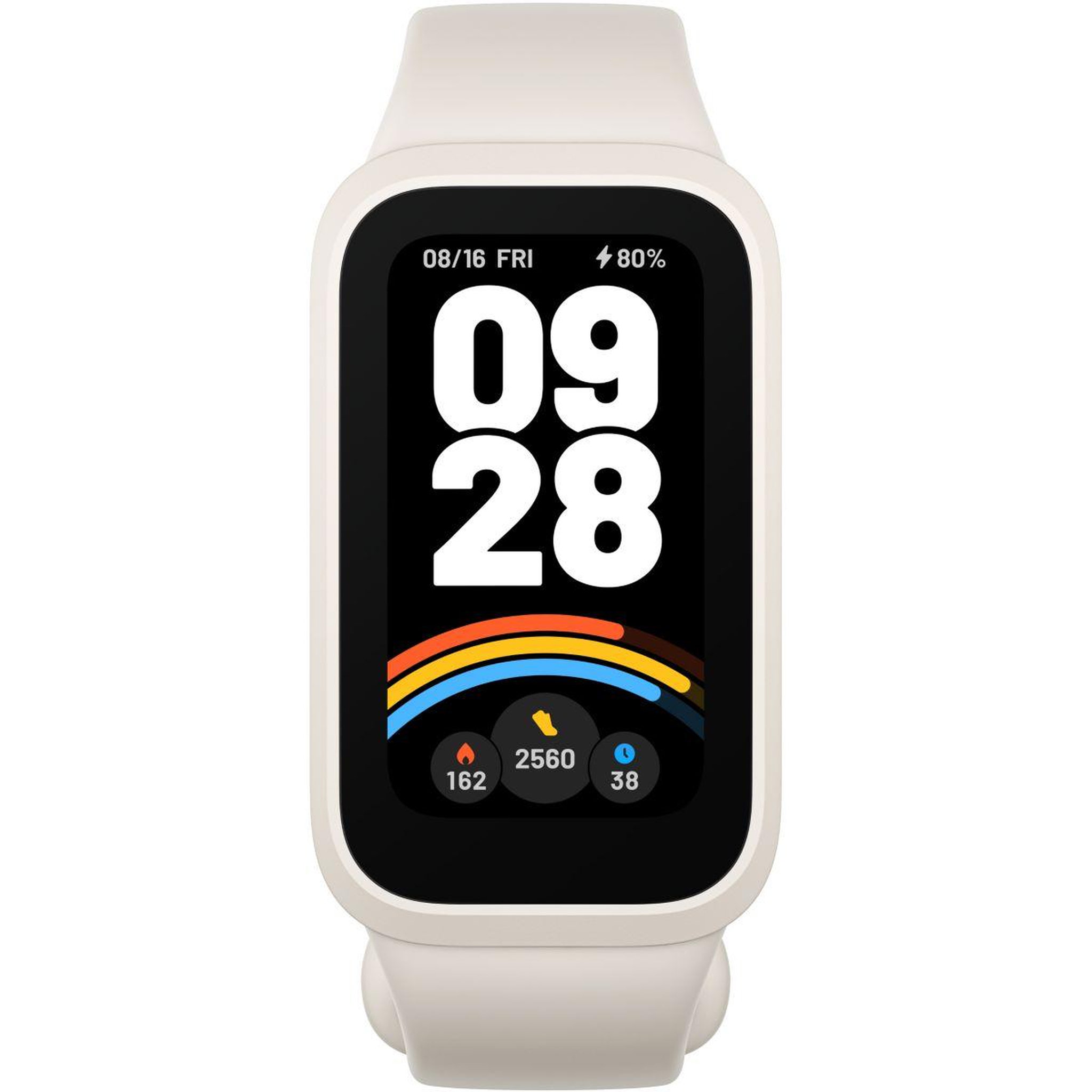 Voir la diapositive 1 : XIAOMI Montre connectée Mi Smart Band 9 Active Blanc Beige