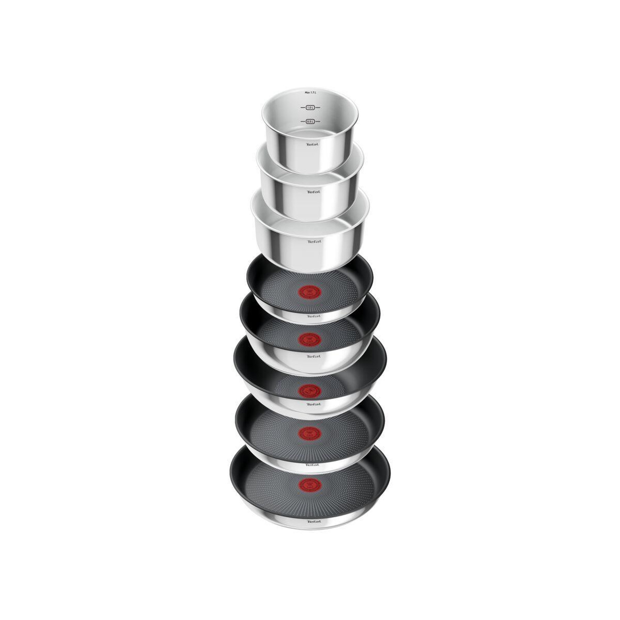 Voir la diapositive 3 : TEFAL Batterie de cuisine Ingenio Emotion 20pcs