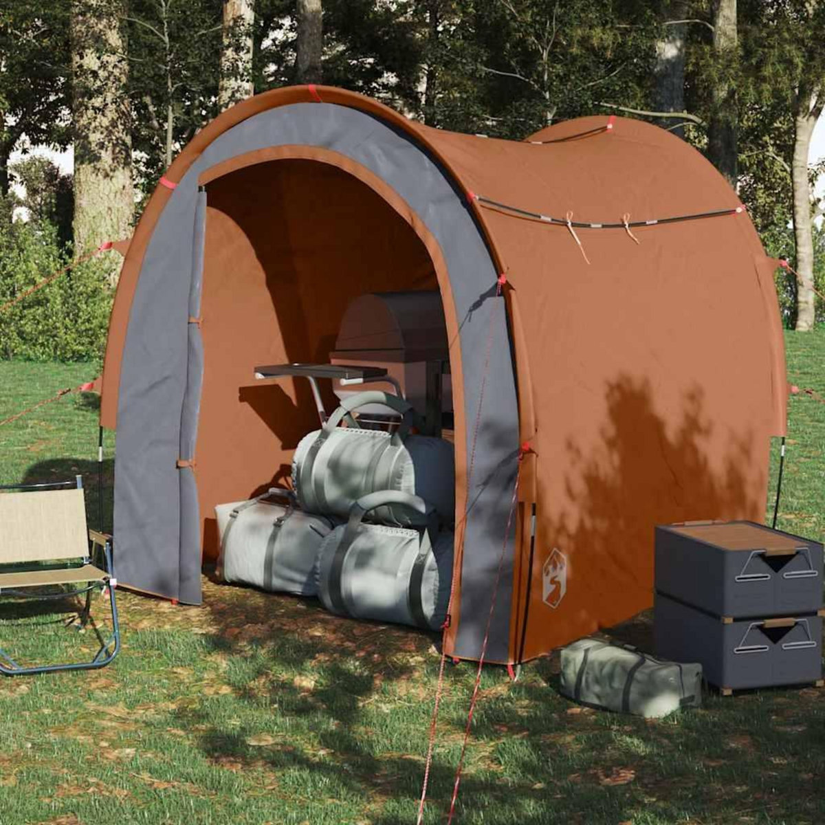 VIDAXL Tente de rangement orange impermeable