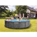 INTEX Piscine tubulaire ronde - 457x122cm - BALTIK