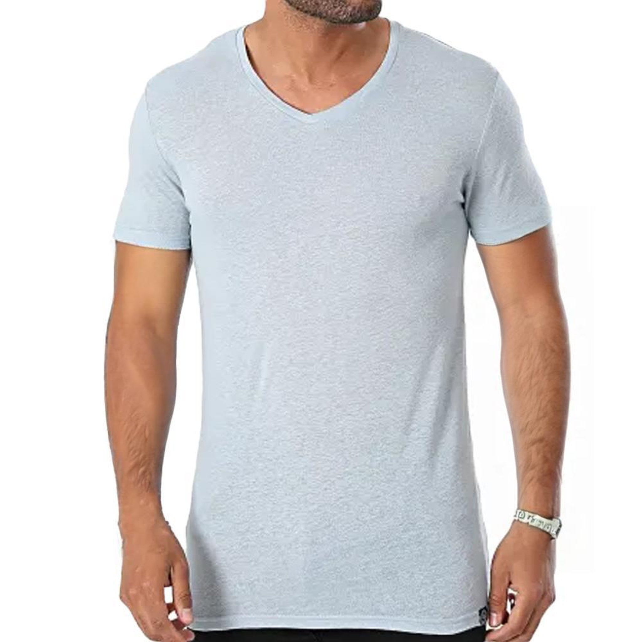PANAME BROTHERS T-shirt Bleu Clair Homme Paname Brothers Tom. Coloris disponibles : Bleu