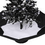 Voir la diapositive 5 : VIDAXL Arbre de Noël neigeux avec base de parapluie Noir 75 cm PVC