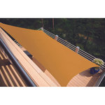 Jardiline Voile d'ombrage rectangulaire SERENITY - 4,20 x 3,00 m - Mangue - Jardiline