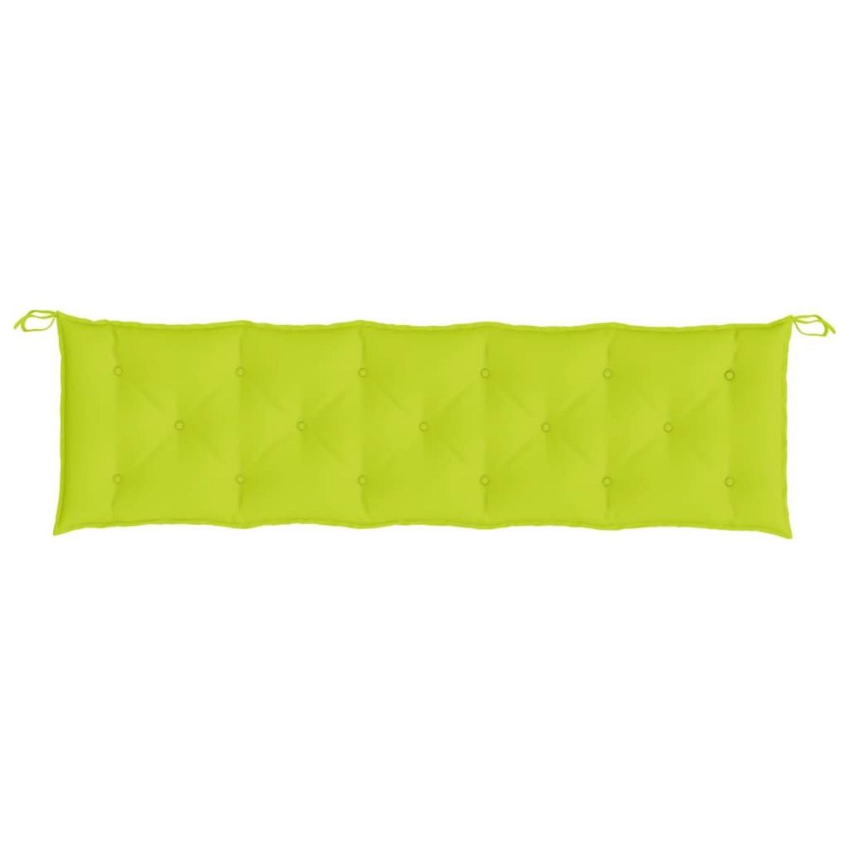 VIDAXL Coussin de banc de jardin vert brillant 180x50x7cm tissu oxford