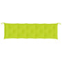 Voir la diapositive 4 : VIDAXL Coussin de banc de jardin vert brillant 180x50x7cm tissu oxford