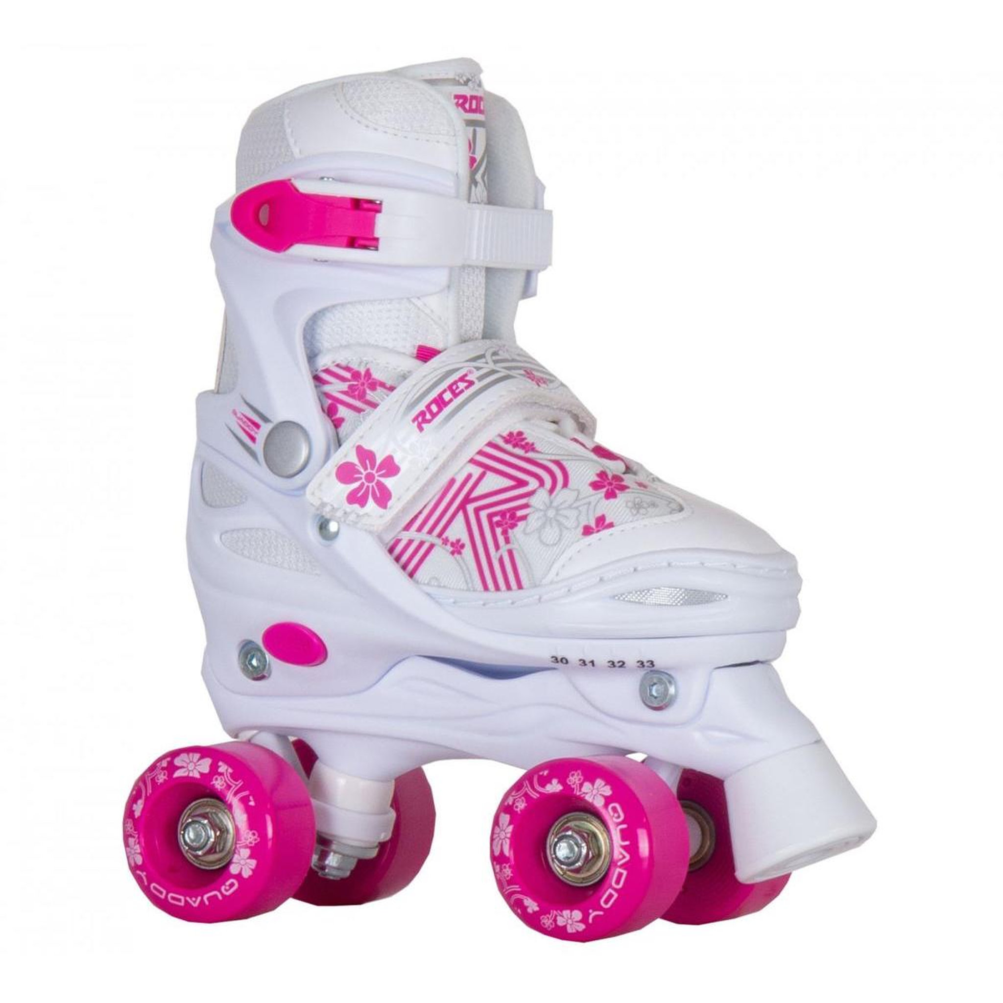 Voir la diapositive 2 : Roces Quad  quaddy3.0 girl blanc rose T34-37