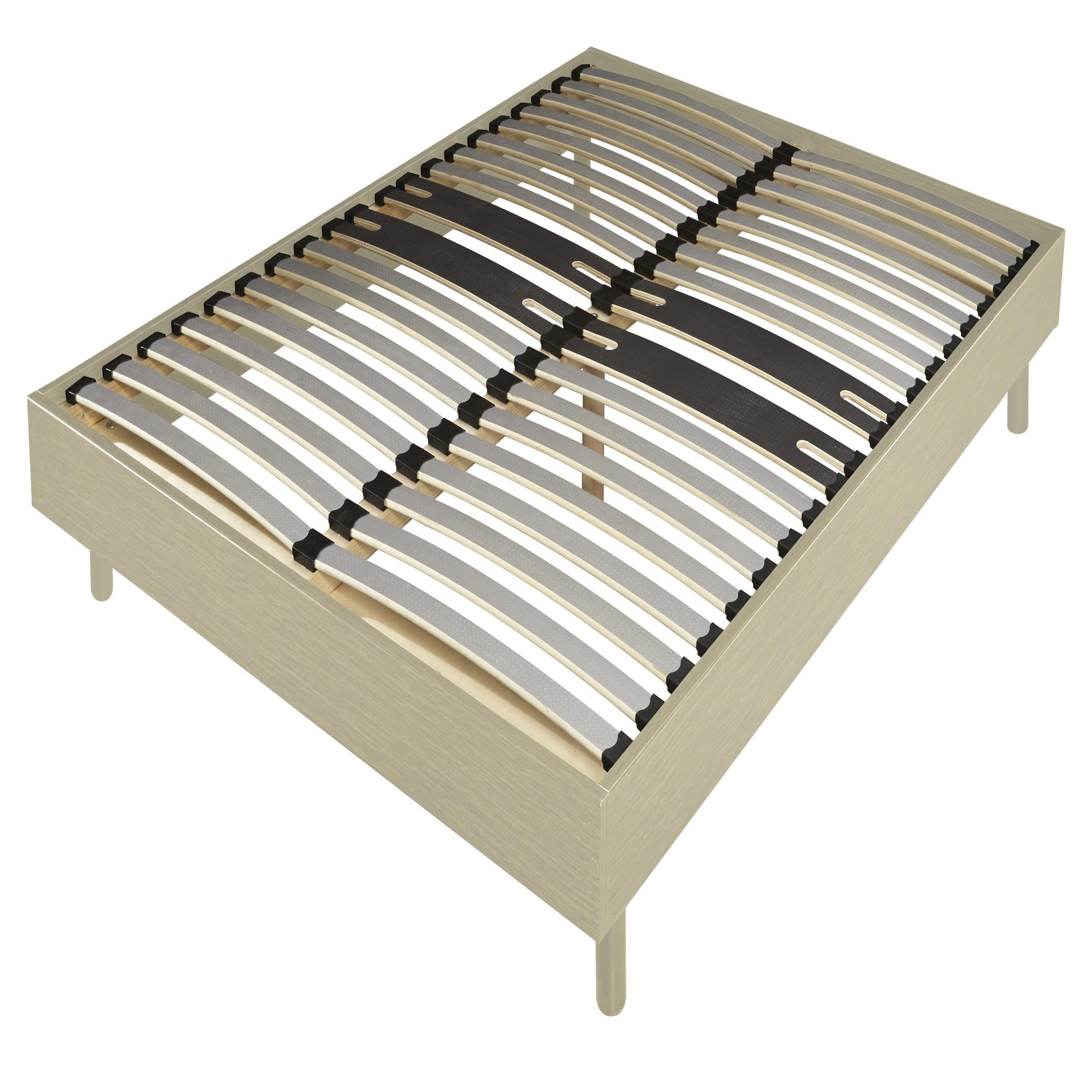 Voir la diapositive 1 : EBAC Sommier lattes 140x190 cm DELKIT