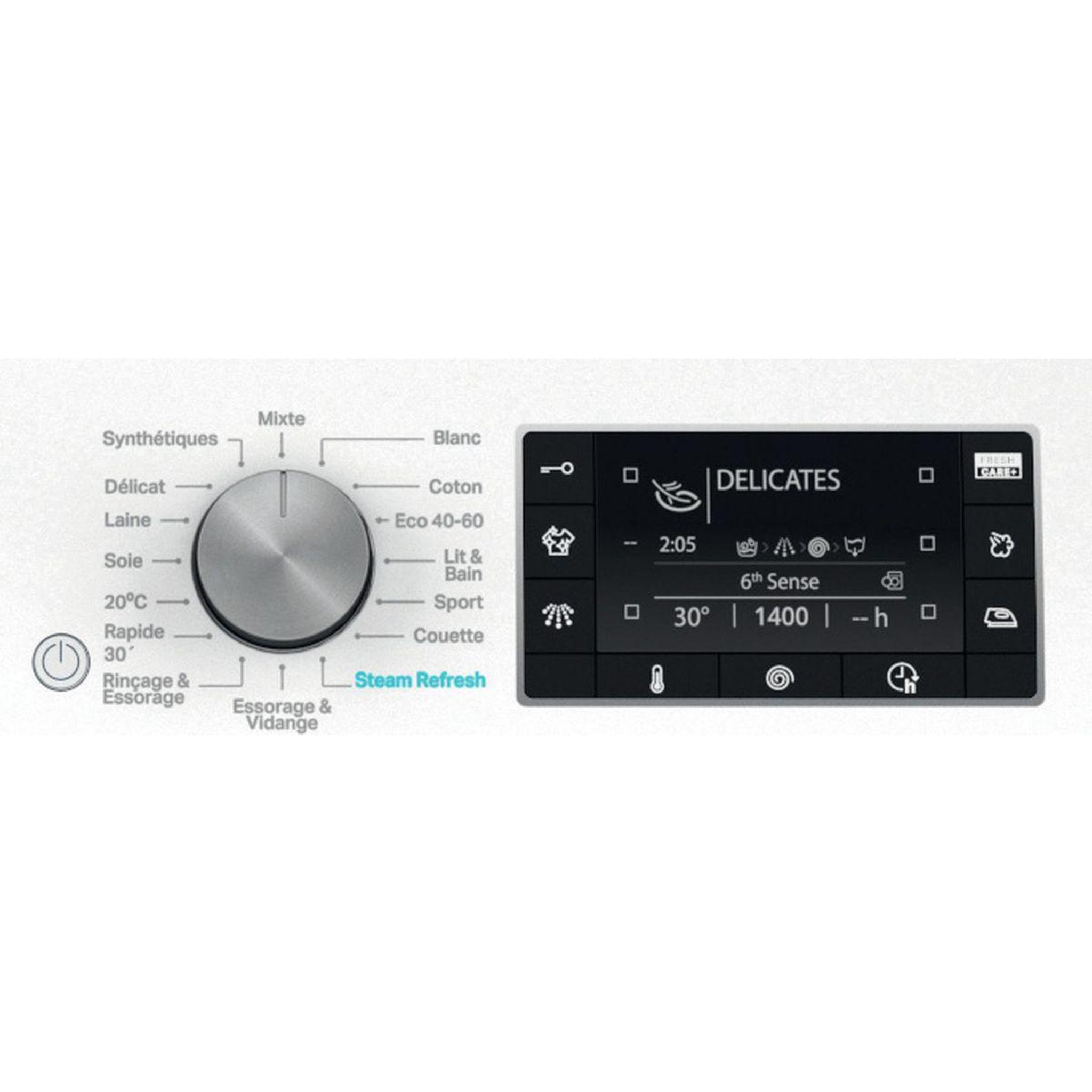 Voir la diapositive 4 : Whirlpool Lave linge hublot ffdb10489bvfr - 10 kg - 1400 tr/min - classe a - moteur induction