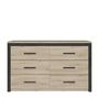 Voir la diapositive 1 : Commode 6 tiroirs KANSAS