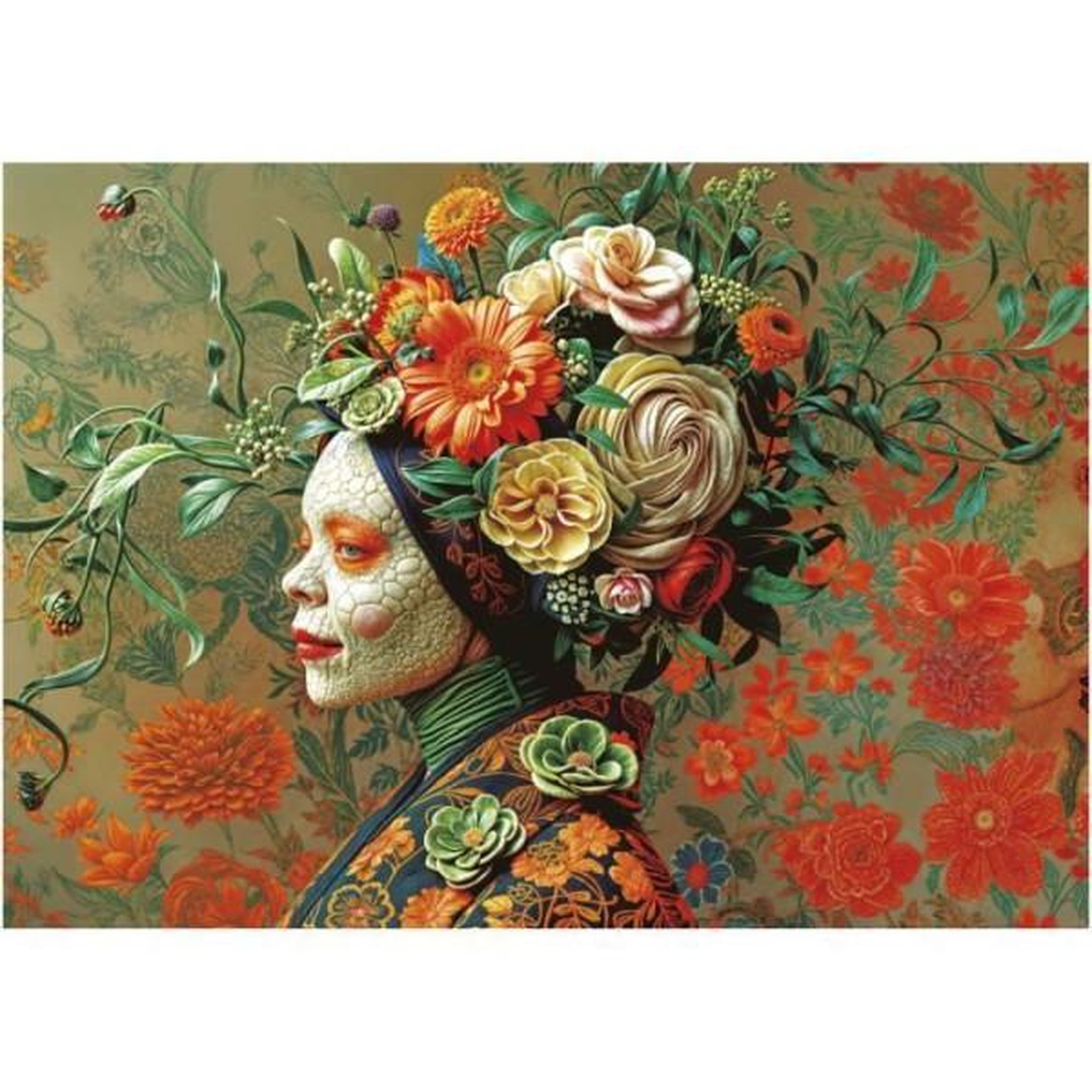 Voir la diapositive 2 : EDUCA Puzzle - educa - reine lézard - 500 pieces - animaux - 68 x 48 cm - a partir de 10 ans