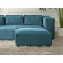 Voir la diapositive 2 : LISA DESIGN Stella - pouf en velours côtelé - style contemporain