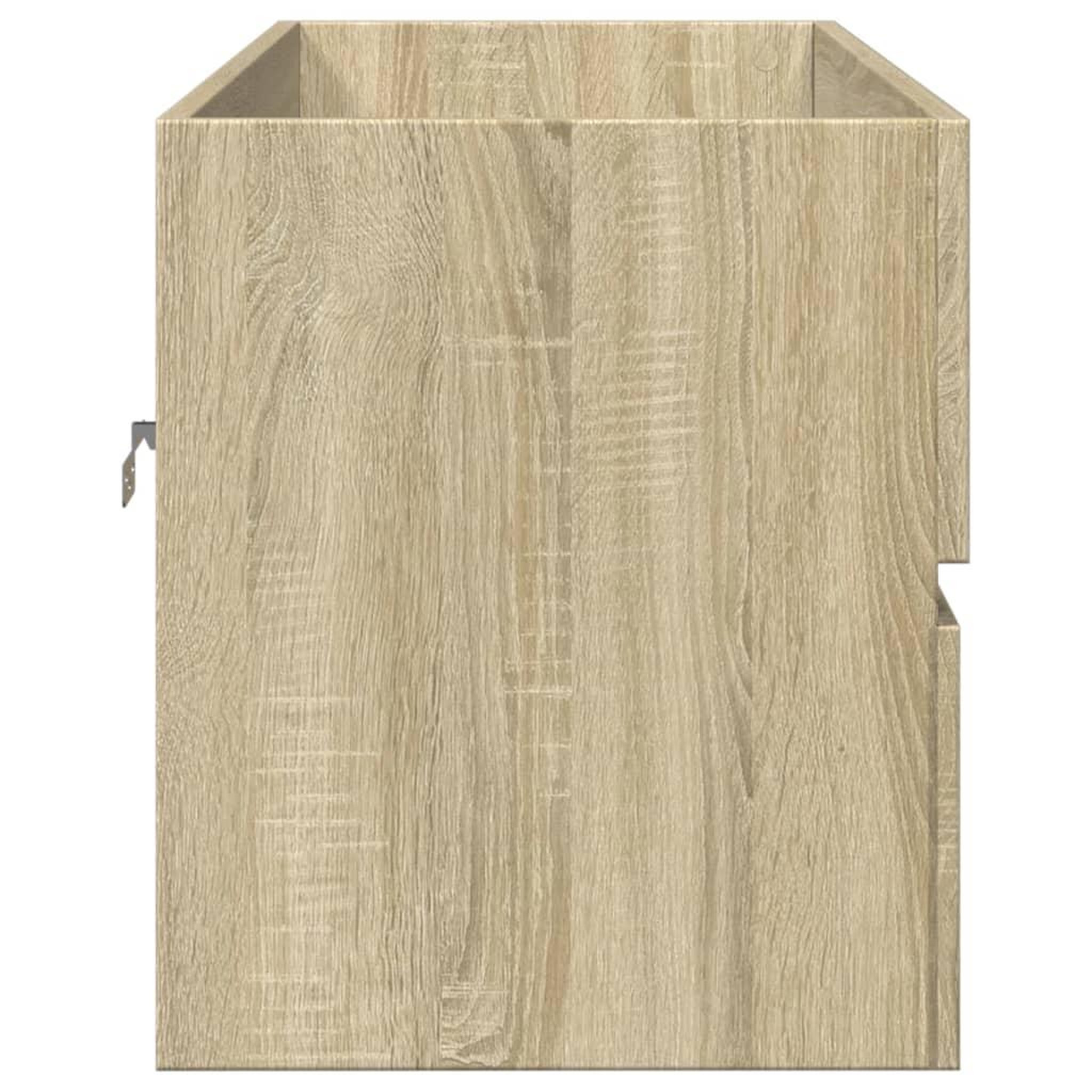 Voir la diapositive 5 : VIDAXL Armoire de lavabo de salle de bain chene sonoma 100x38,5x45 cm