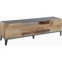Voir la diapositive 2 : Meuble TV moderne 1 porte 1 tiroir L160cm BARI