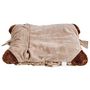 Voir la diapositive 4 : Paris Prix Bouillotte Coussin  Micro-Ondable  34cm Marron