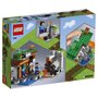 LEGO Minecraft 21166 - La mine abandonnée, Jouet de Construction Grotte des Zombies, Inclus des Figurines de Steve et d'Araignées