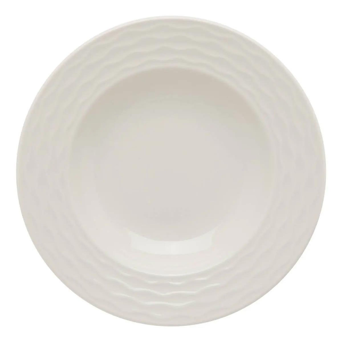 SECRET DE GOURMET Service de Table 12 Pièces  Paloma  27cm Blanc