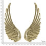 Voir la diapositive 6 : Paris Prix Paire d'Ailes en Métal  Amy  130cm Or
