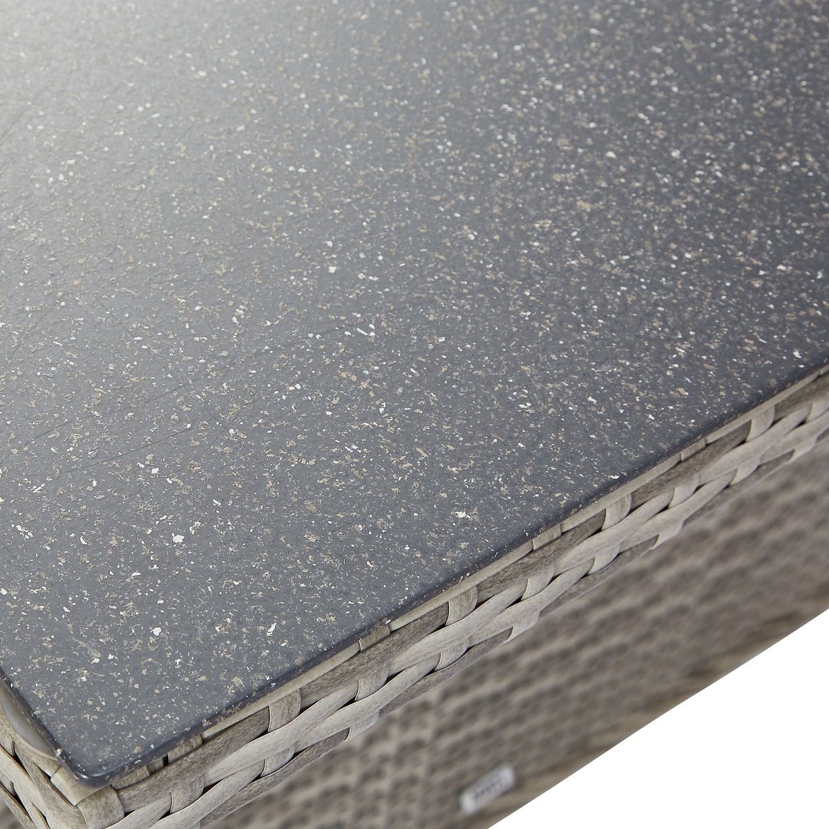 GARDENSTAR Salon bas de jardin 6 personnes en résine tressé