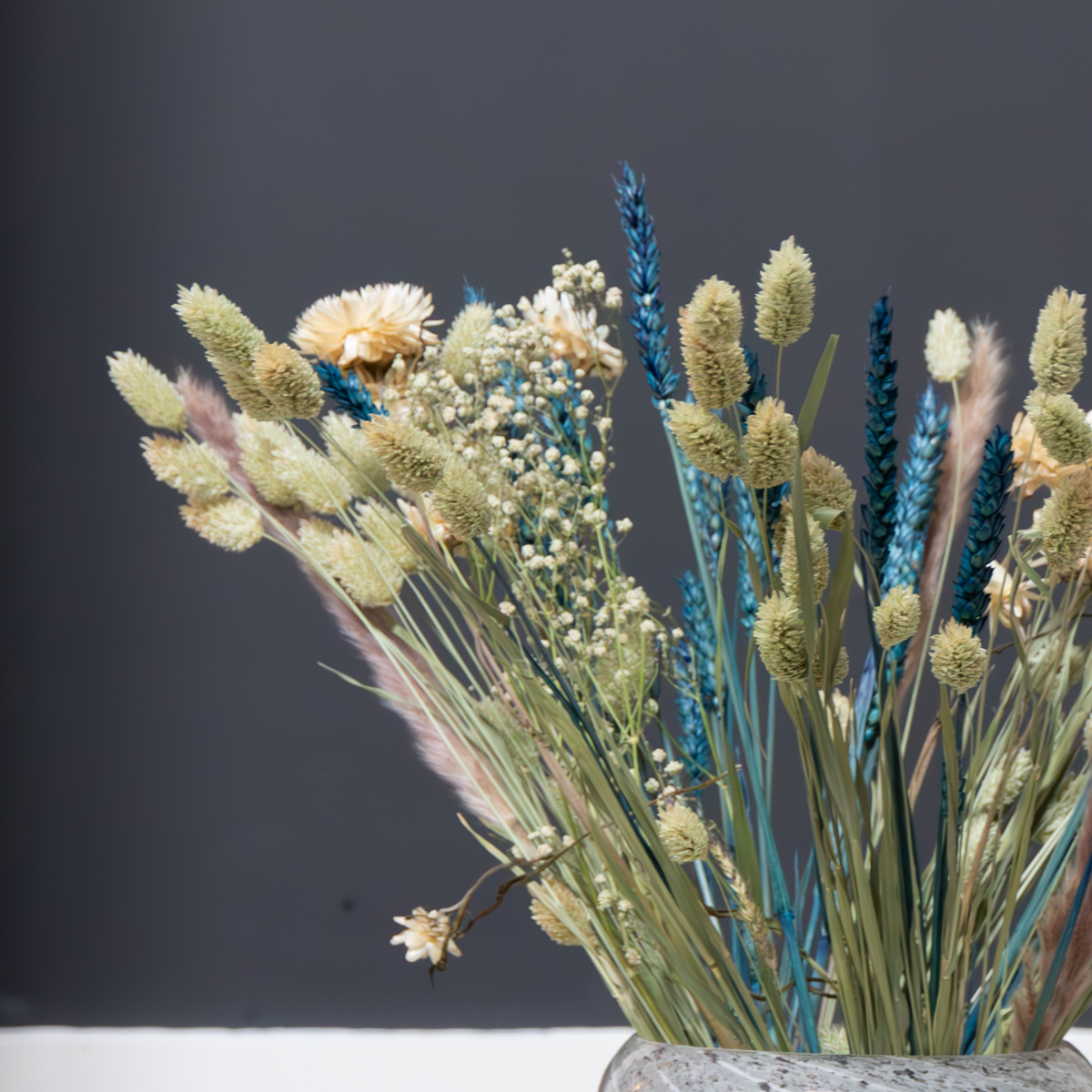 PLANT IN A BOX Fleurs séchées - Bouquet 'Trendy Cool'